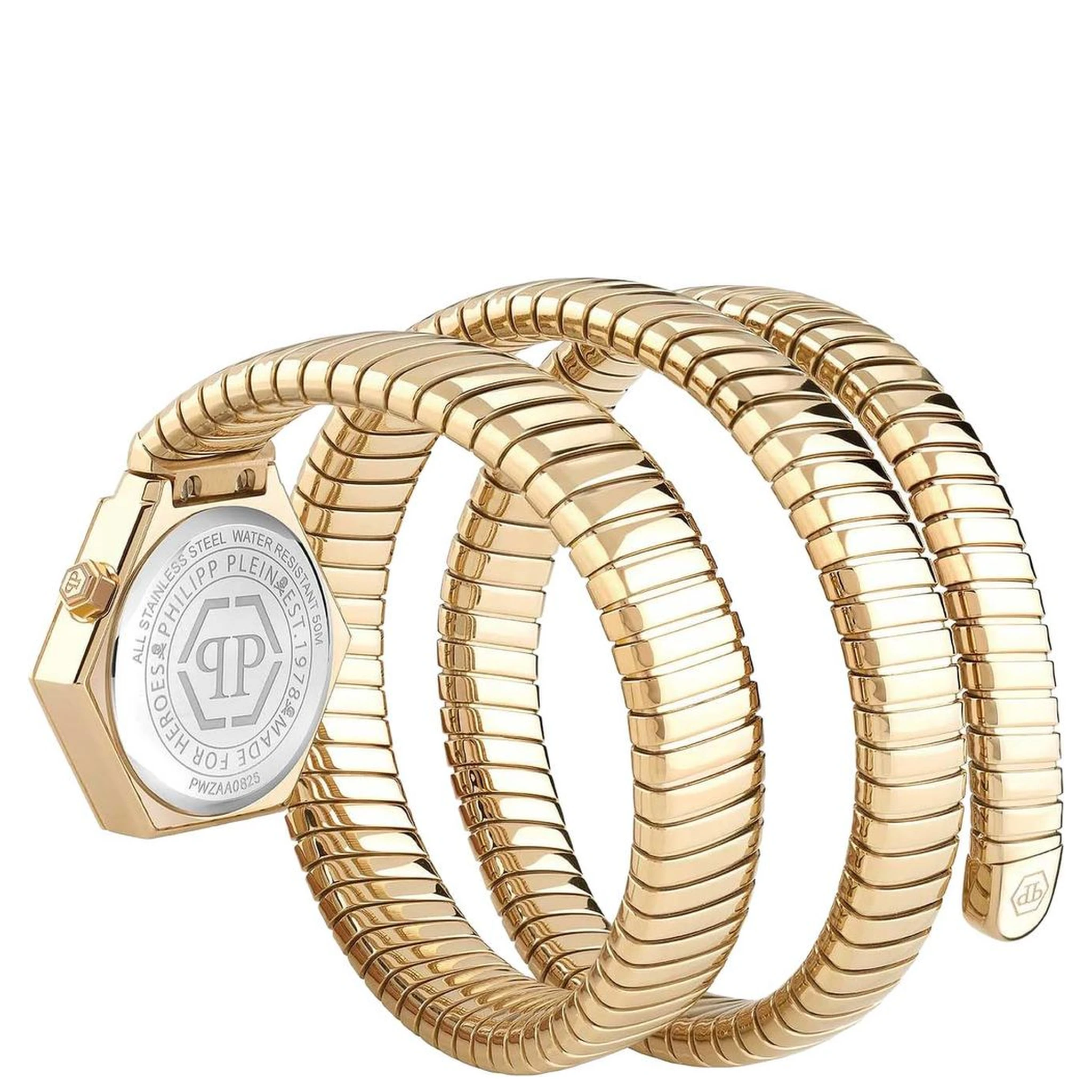 Gold Stainless Steel Dress Watch