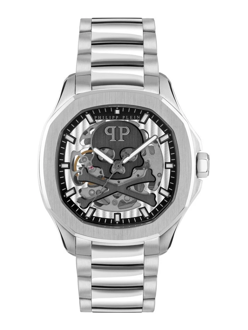 Gray Stainless Steel Dress Watch