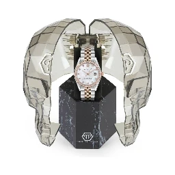 Multicolor Stainless Steel Dress Watch