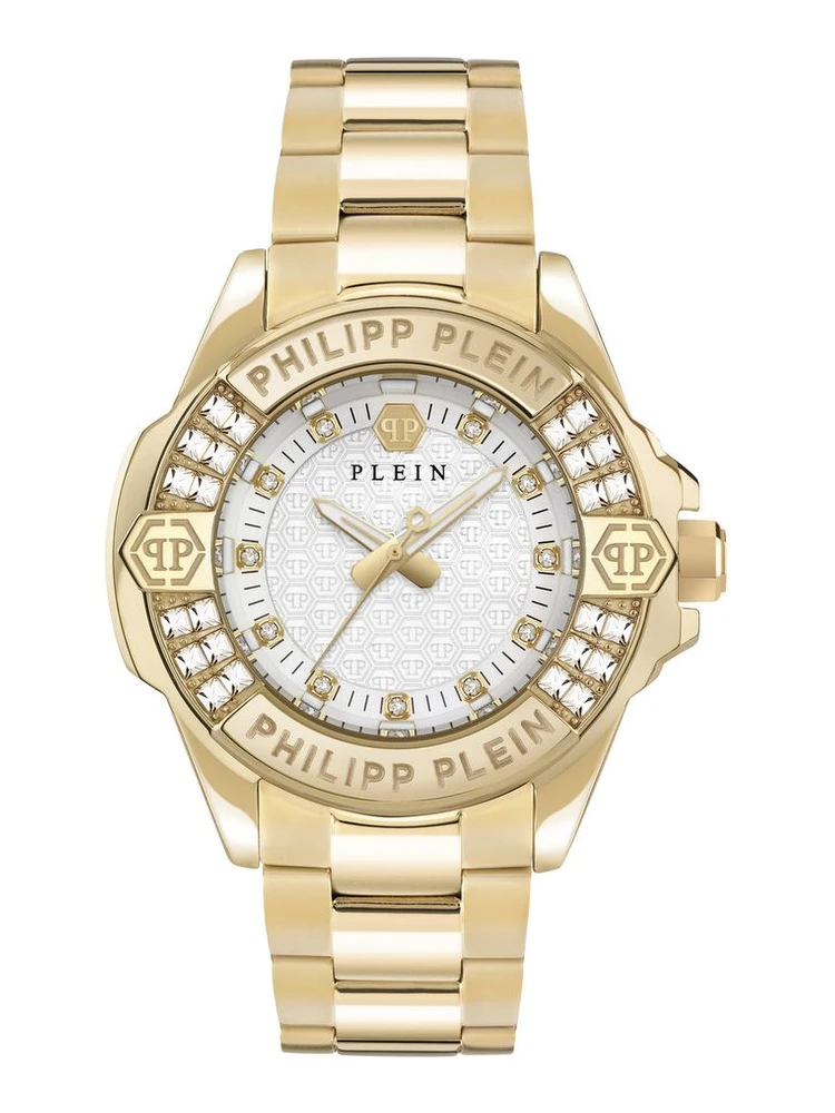 Gold Stainless Steel Dress Watch