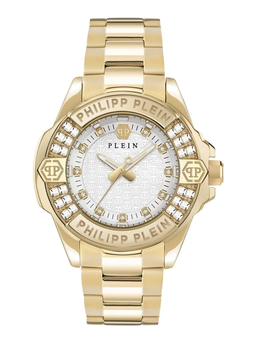 Gold Stainless Steel Dress Watch