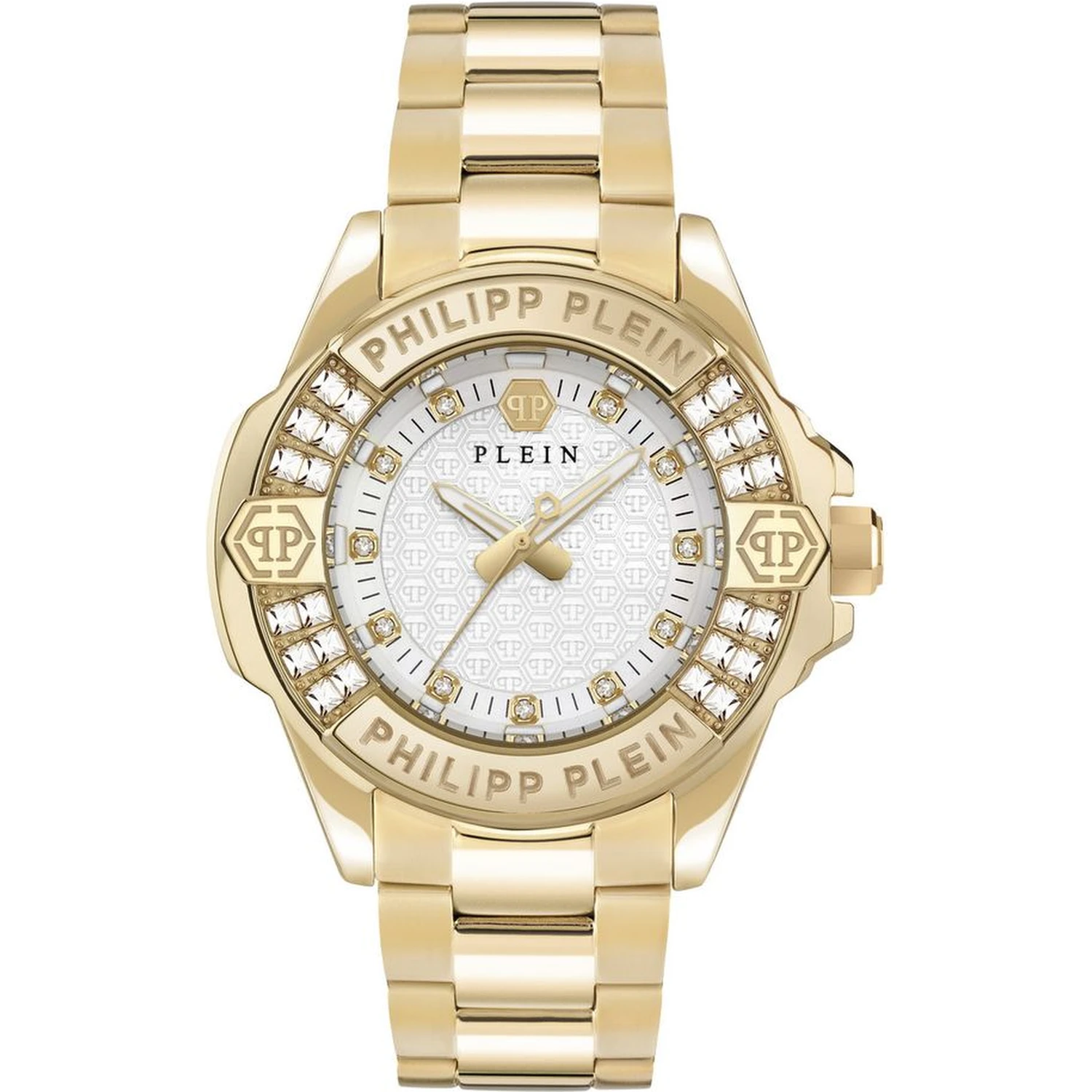 Gold Stainless Steel Dress Watch