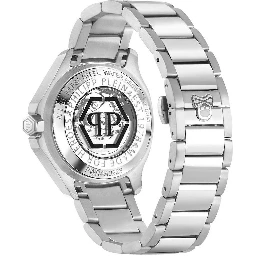 Gray Stainless Steel Dress Watch