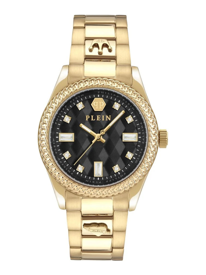 Gold Stainless Steel Dress Watch