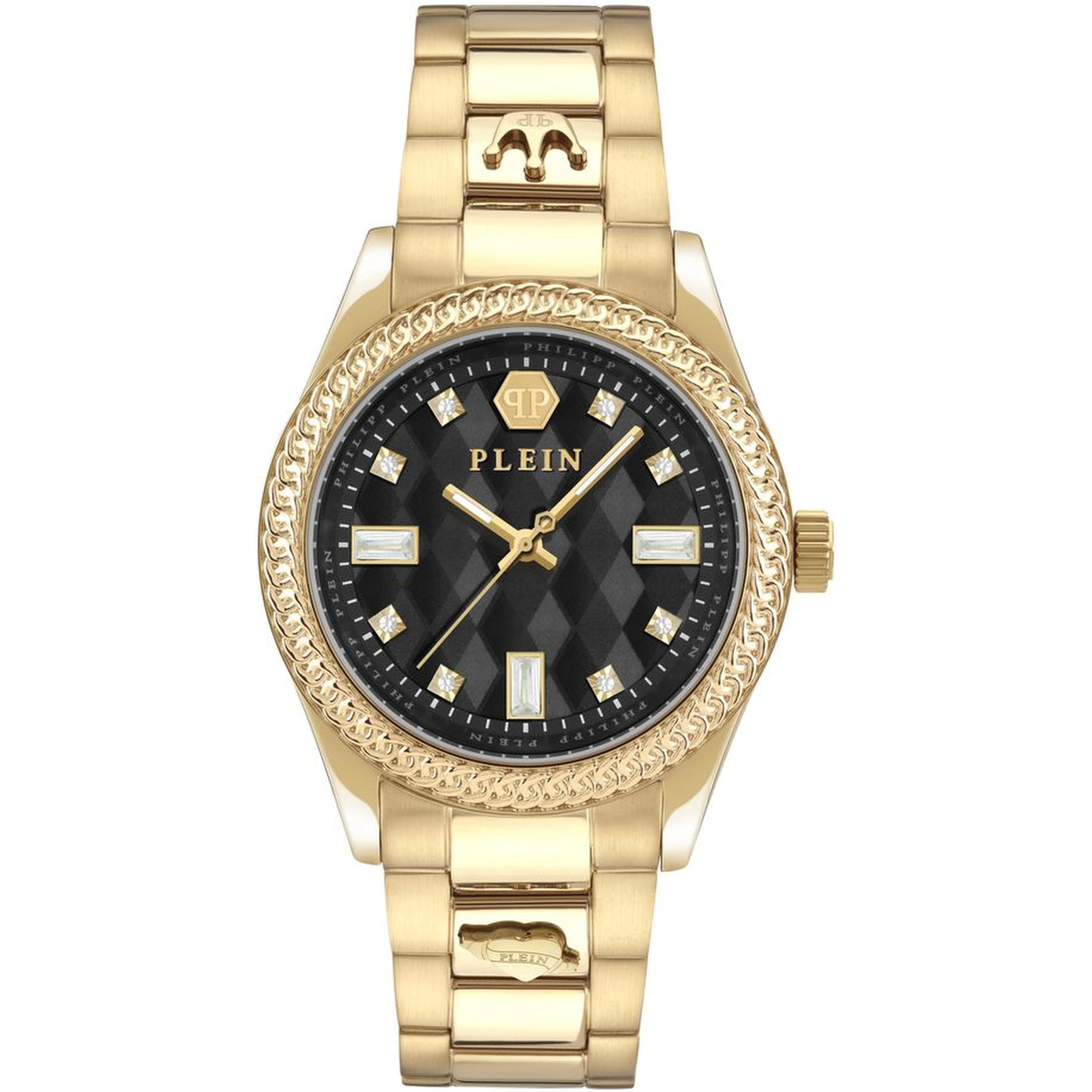 Gold Stainless Steel Dress Watch