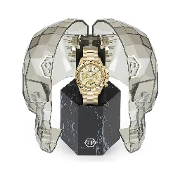 ساعة يد رسمية من الفولاذ المقاوم للصدأ الذهبي