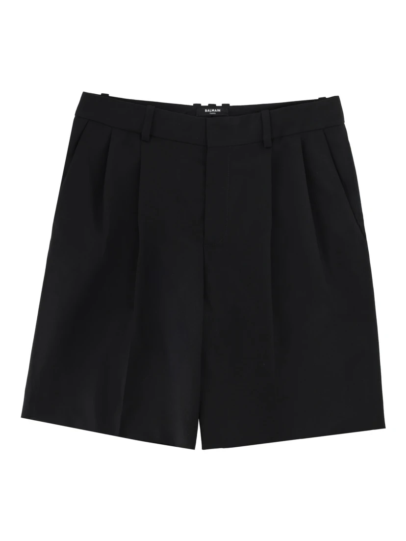 WOOL TAILORED SHORTS