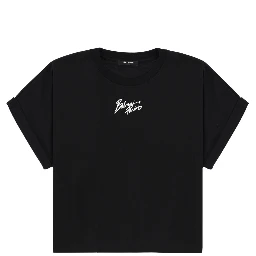 CROPPED T-SHIRT WITH LOGO