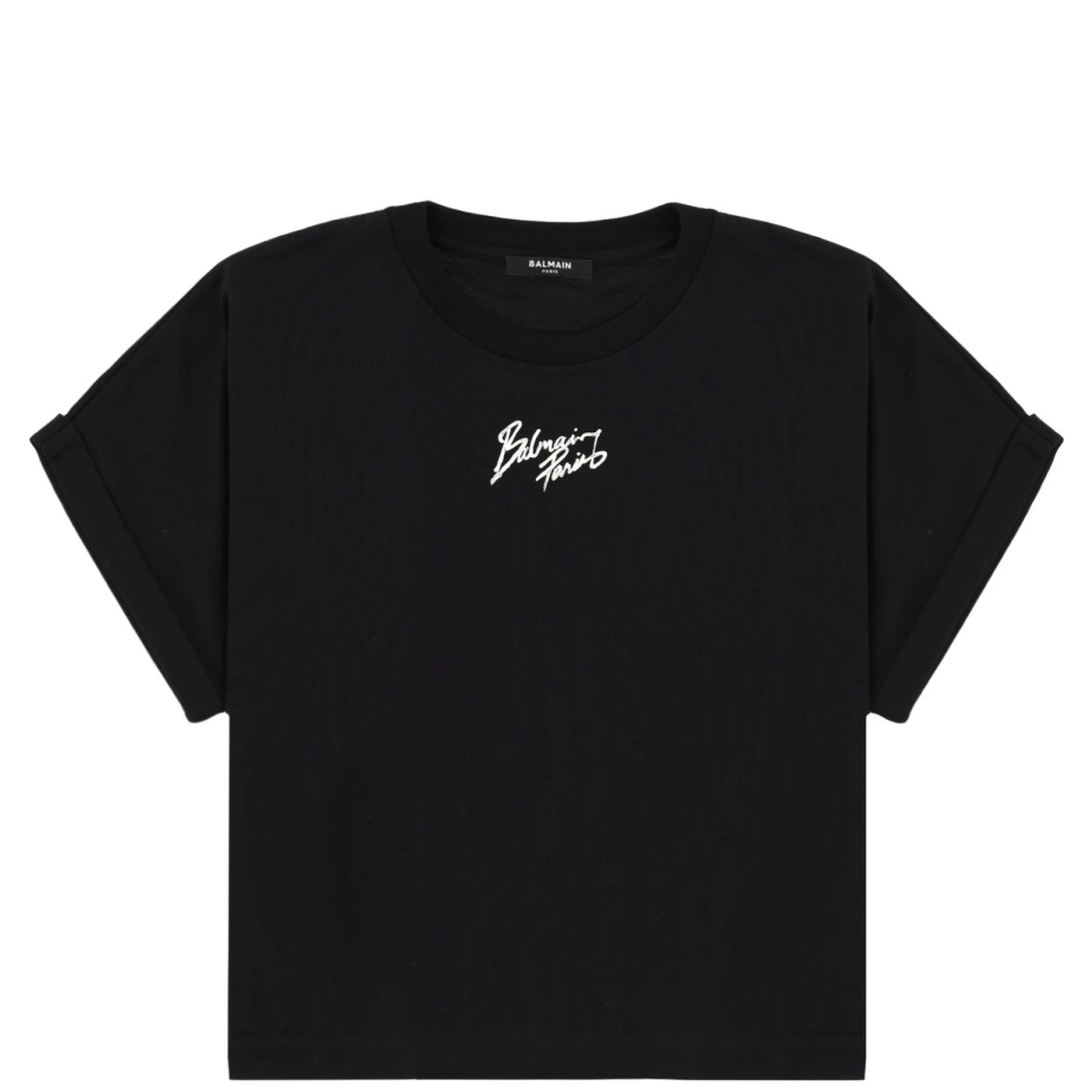 CROPPED T-SHIRT WITH LOGO