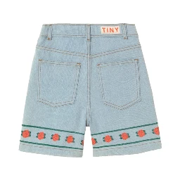 BERMUDA DENIM "ROSES"