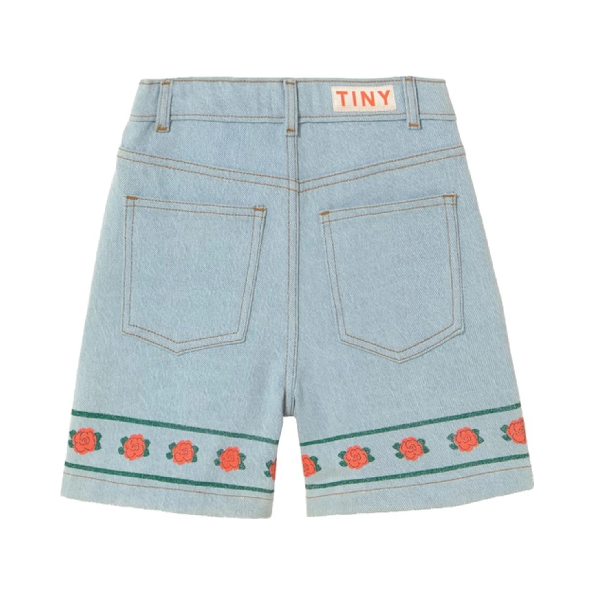 BERMUDA DENIM "ROSES"