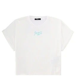 CROPPED T-SHIRT WITH LOGO