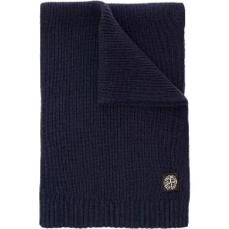 SCARF WITH LOGO PATCH