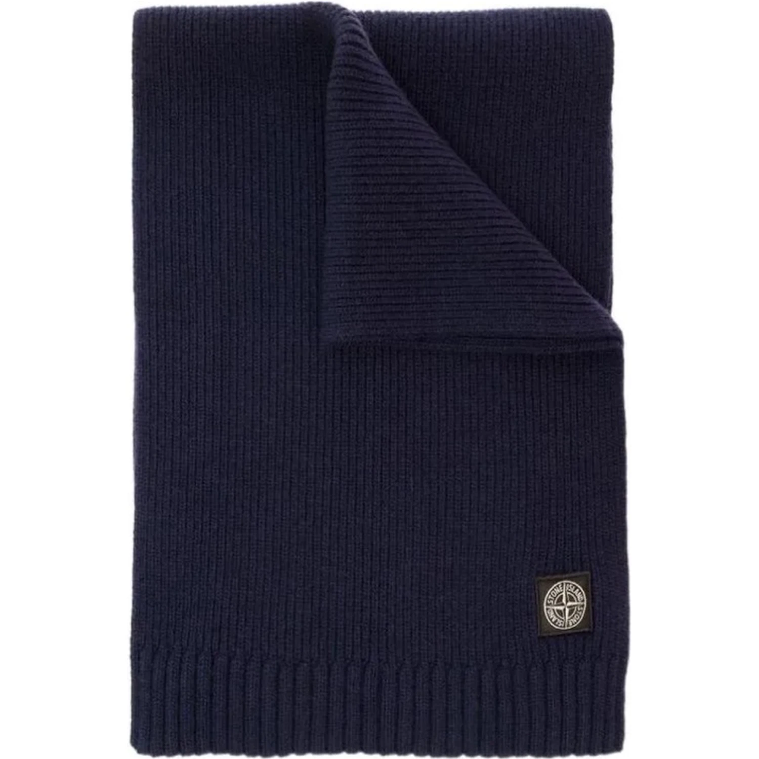 SCARF WITH LOGO PATCH