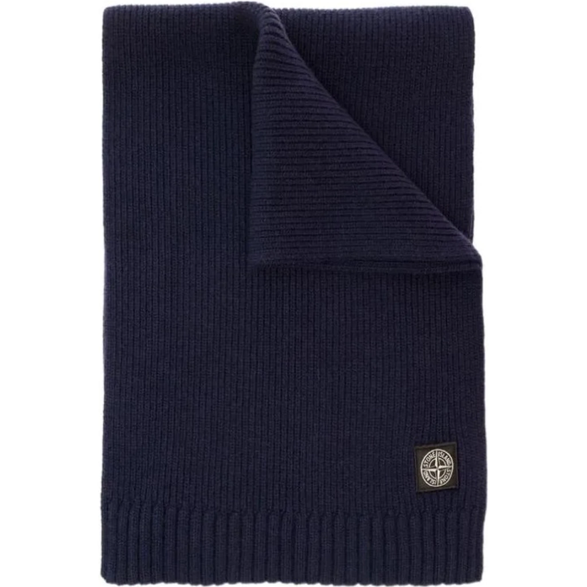 SCARF WITH LOGO PATCH