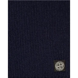 SCARF WITH LOGO PATCH