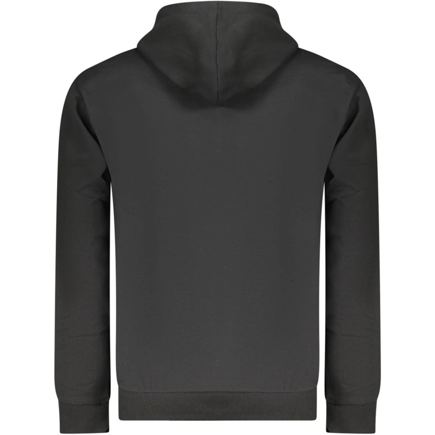 Black Cotton Men's Hoodie