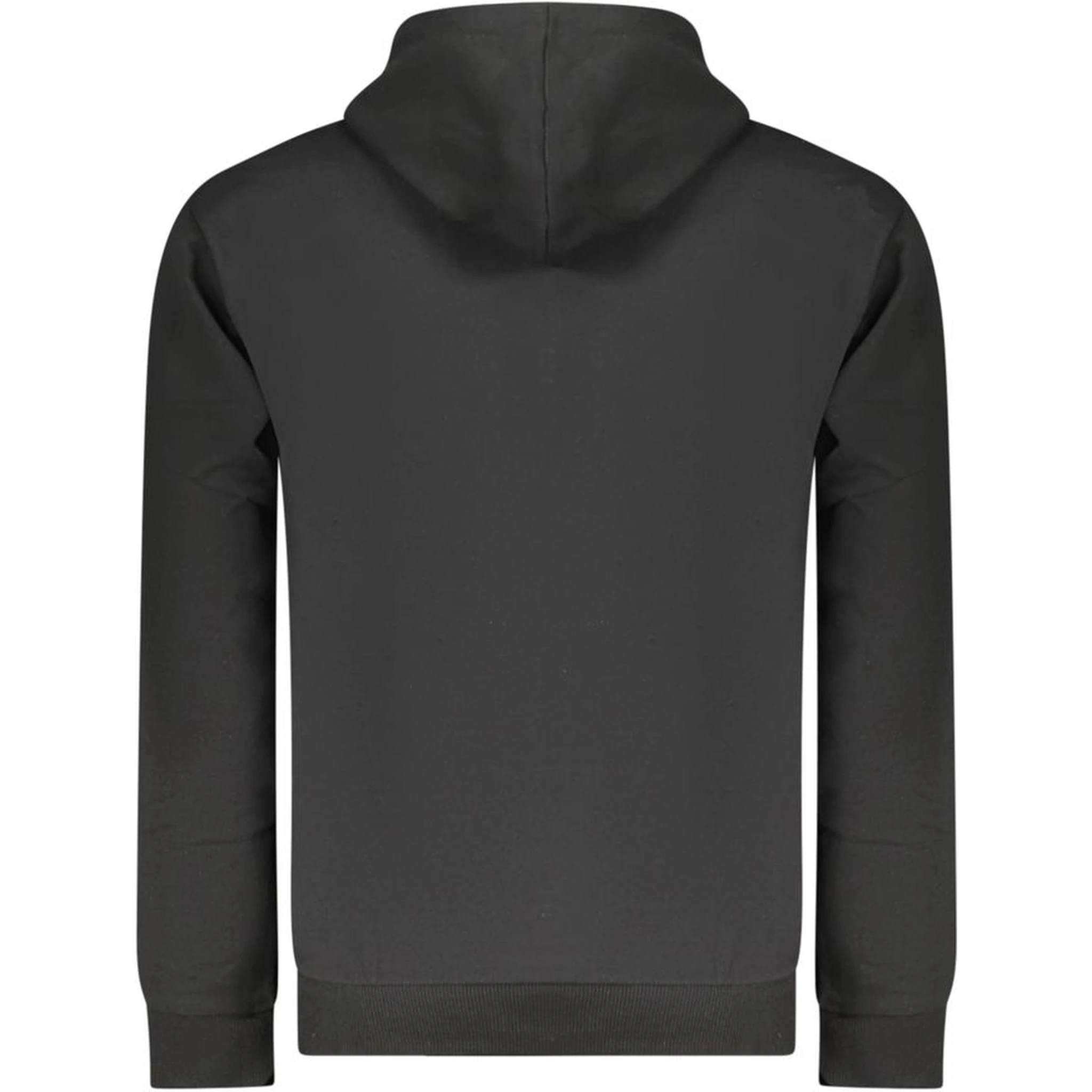 Black Cotton Men's Hoodie