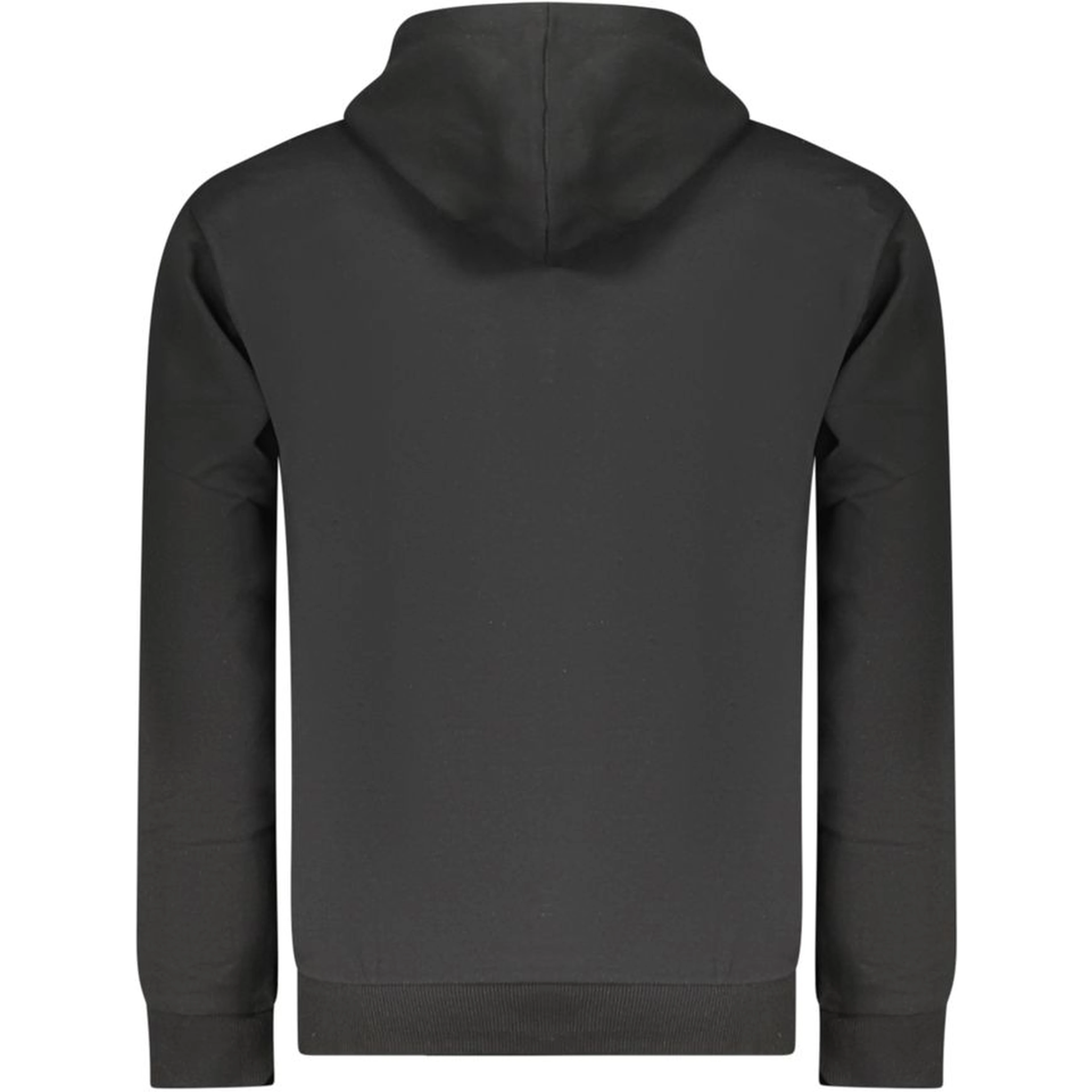 Black Cotton Men's Hoodie