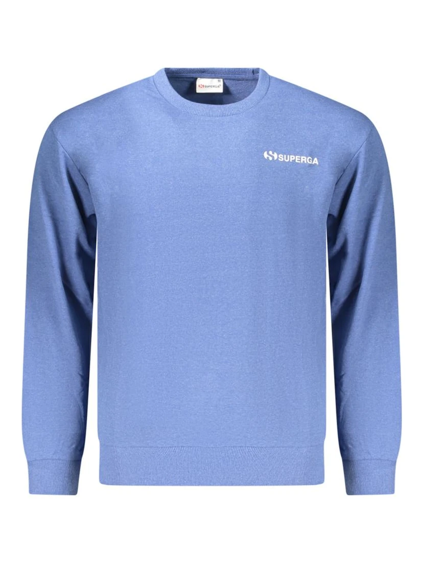 Azzurro Cotton Men Sweatshirt