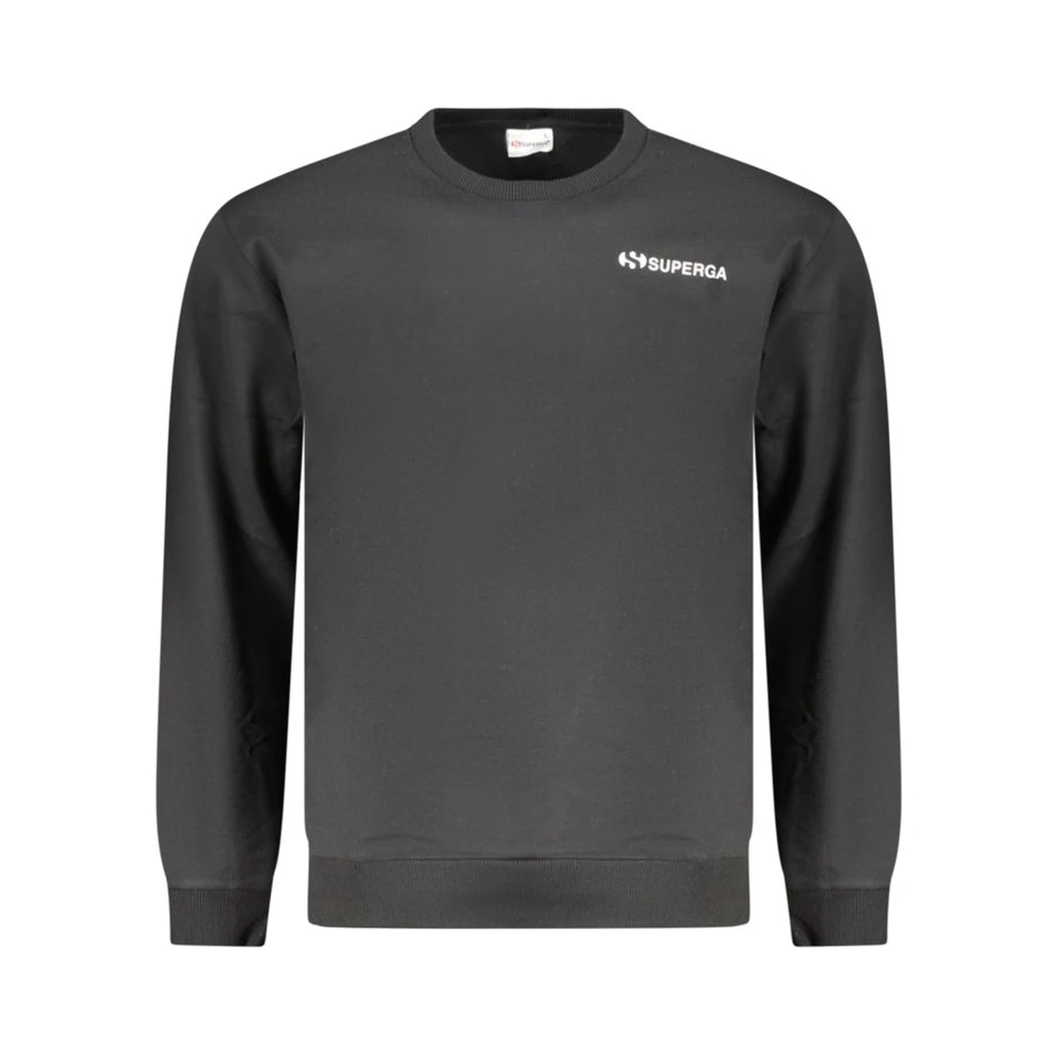 Black Cotton Men's Sweatshirt