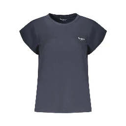 Blue Organic Cotton Women T-Shirt