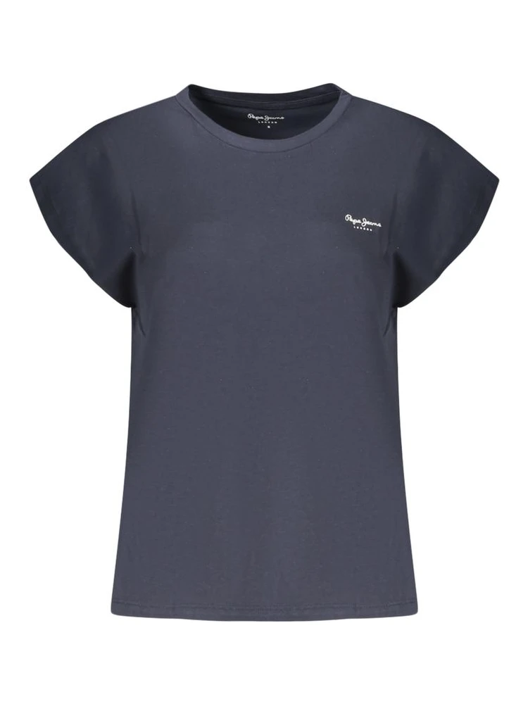 Blue Organic Cotton Women T-Shirt
