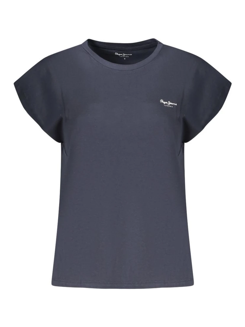 Blue Organic Cotton Women T-Shirt