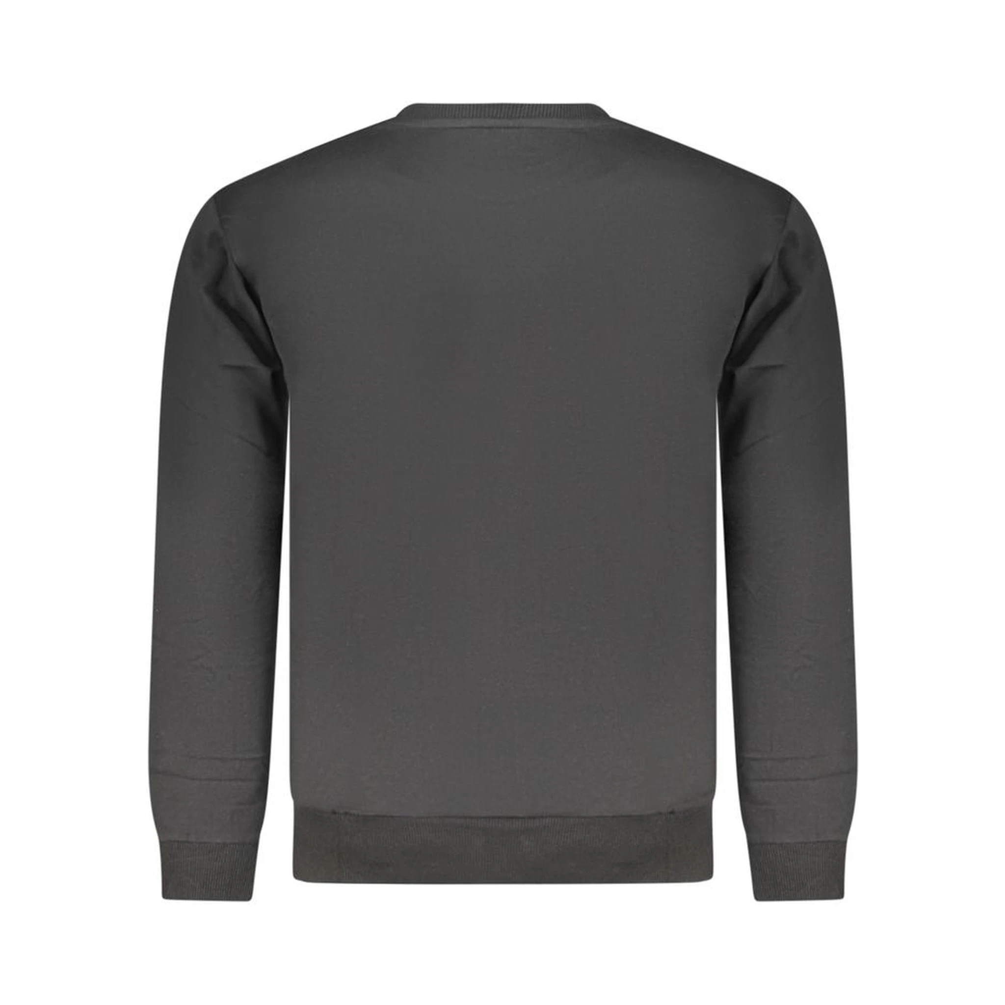 Black Cotton Men's Sweatshirt