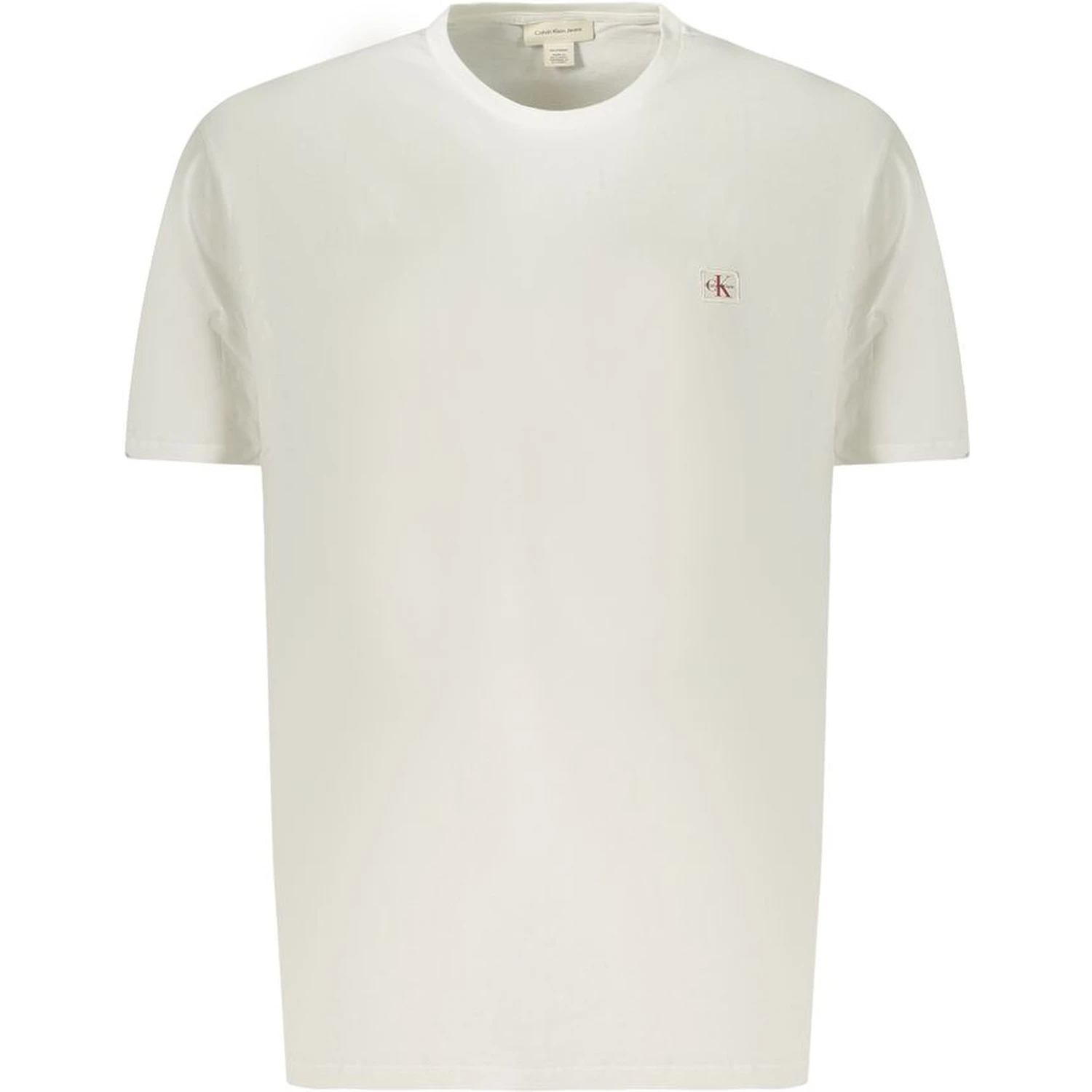 White Cotton Men T-Shirt