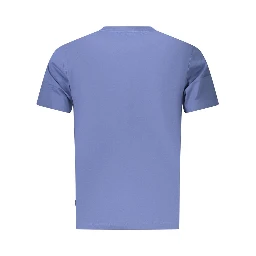 "Blue Cotton Men T-Shirt"