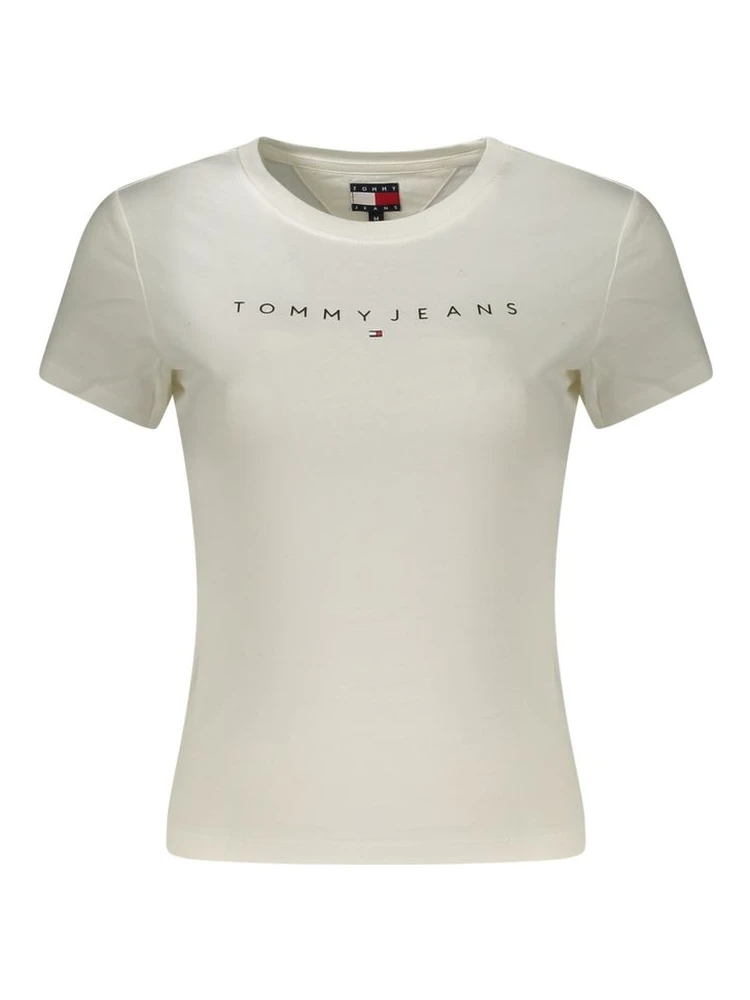 White Cotton Women's T-Shirt