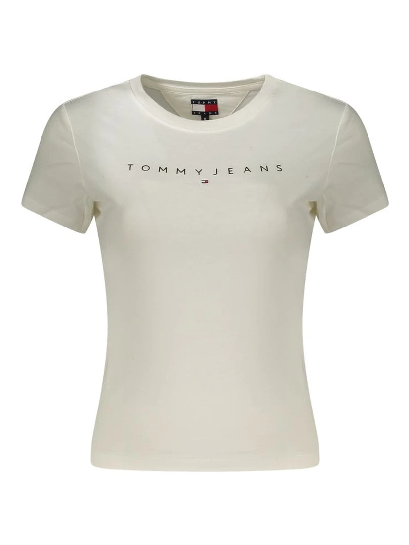 White Cotton Women's T-Shirt