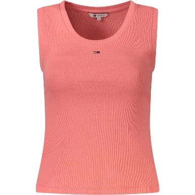 Pink Cotton Women's Tank Top