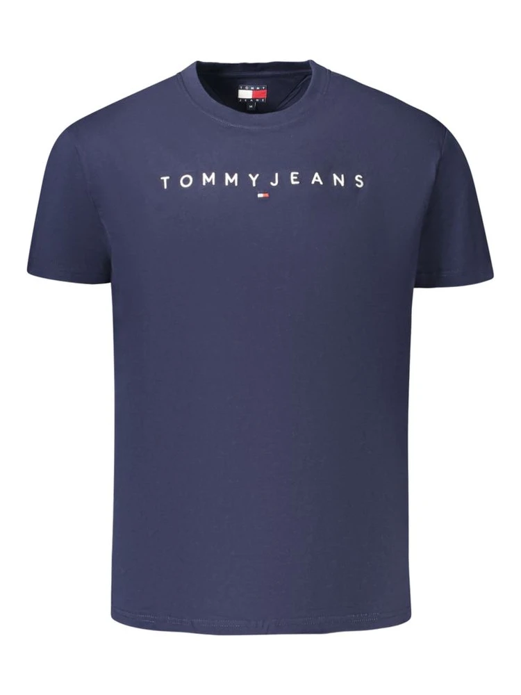 Blue Cotton Men's T-Shirt