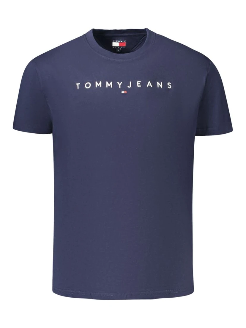 Blue Cotton Men's T-Shirt