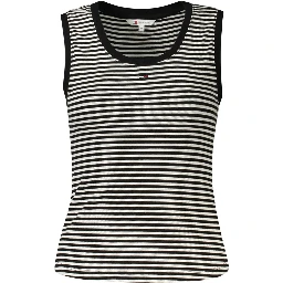 Black Cotton Women's Tank Top