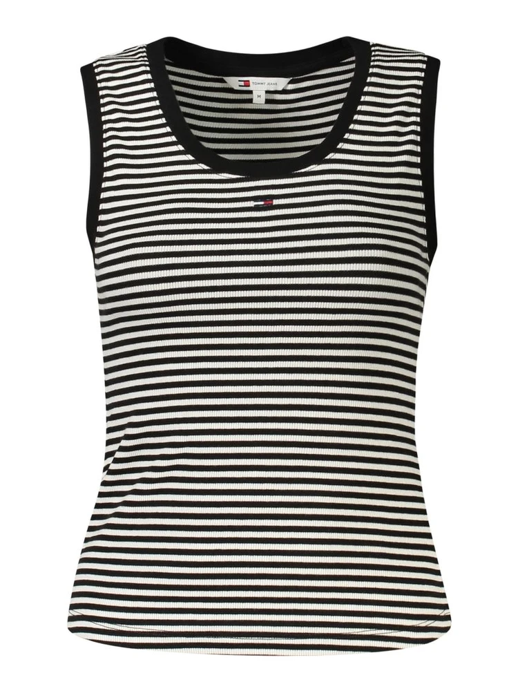 Black Cotton Women's Tank Top