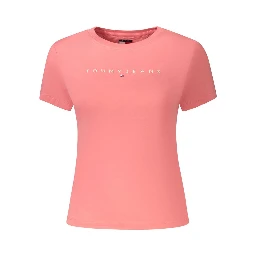 Pink Cotton Women's T-Shirt