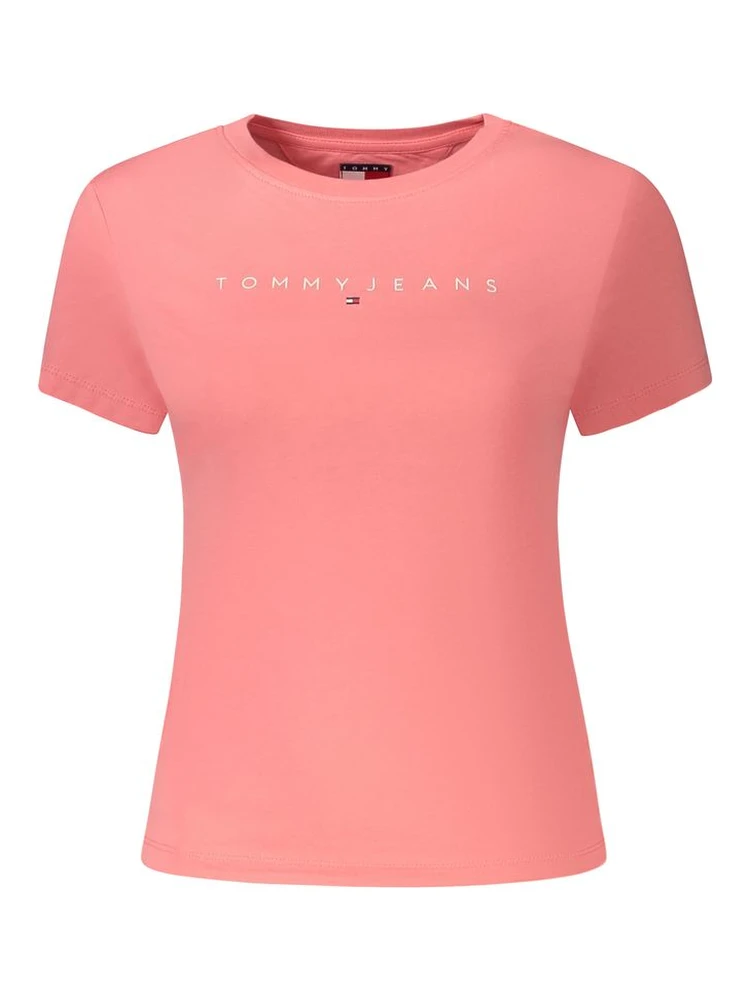 Pink Cotton Women's T-Shirt