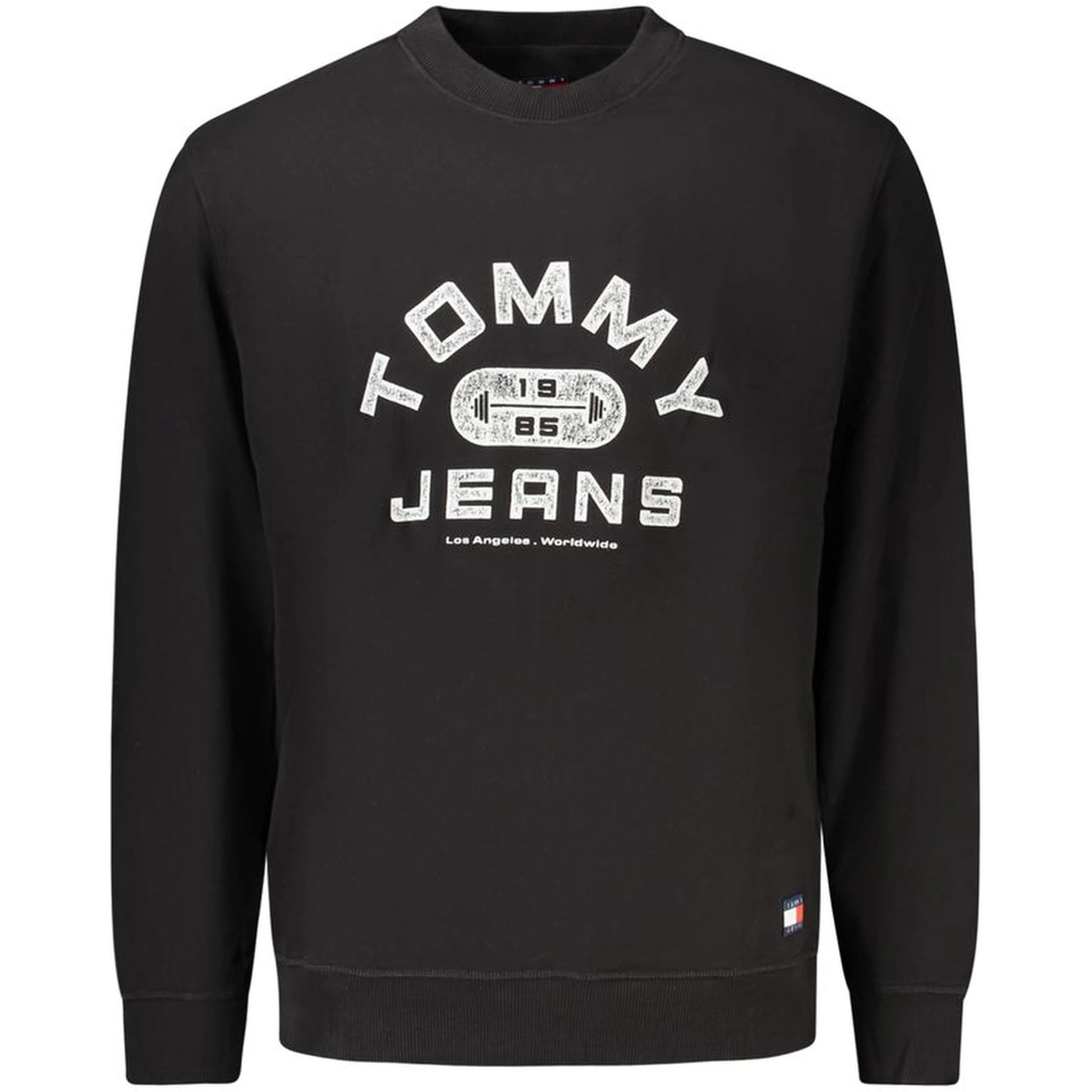 Black Cotton Men's Sweatshirt