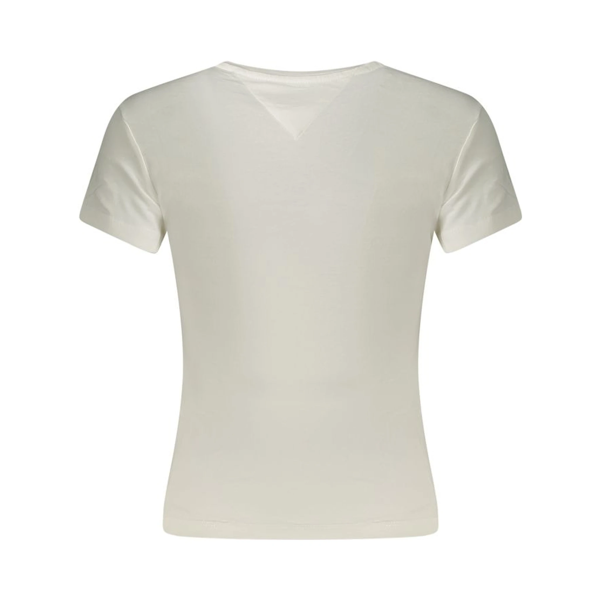 White Cotton Women's T-Shirt
