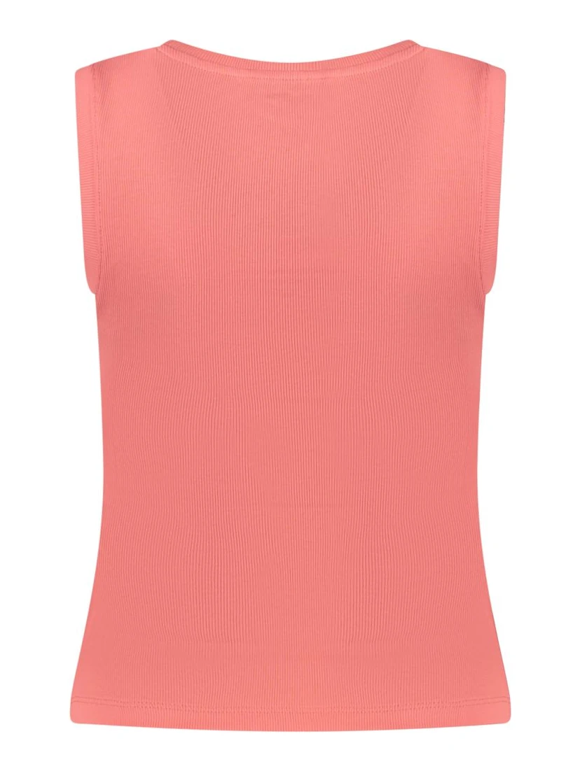 Pink Cotton Women's Tank Top