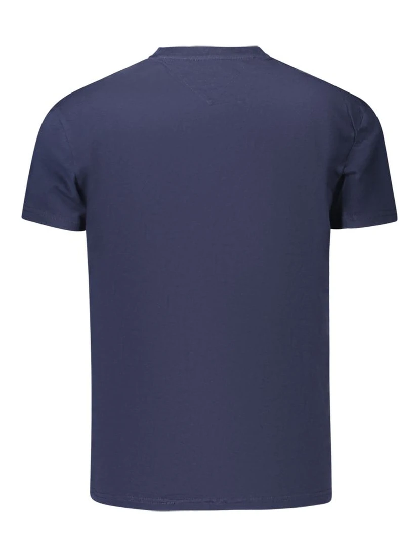 Blue Cotton Men's T-Shirt