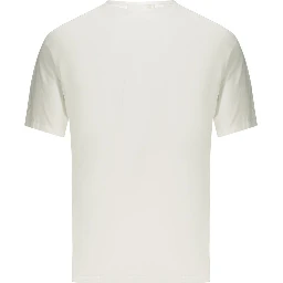 White Cotton Men T-Shirt