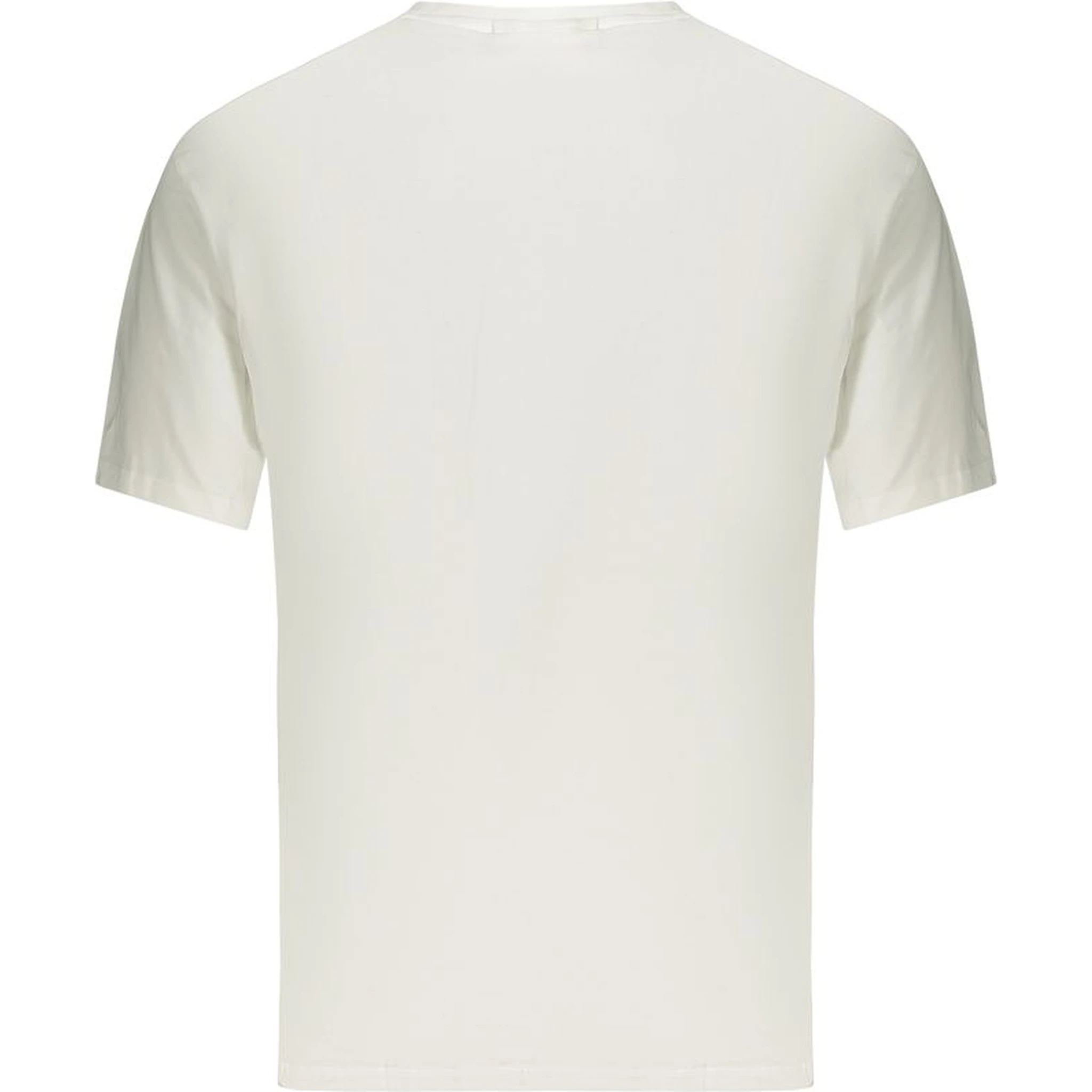 White Cotton Men T-Shirt
