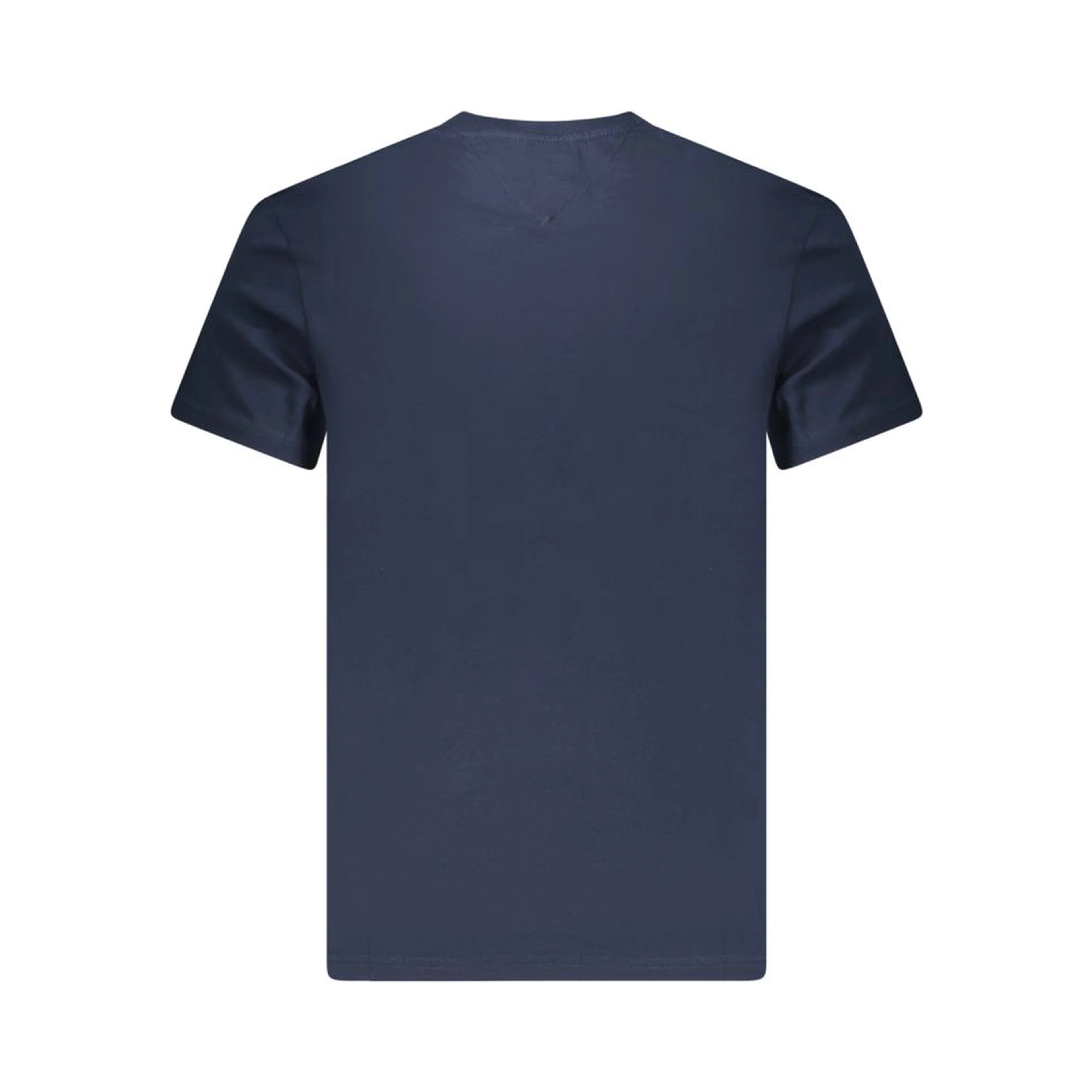 Blue Cotton Men T-Shirt