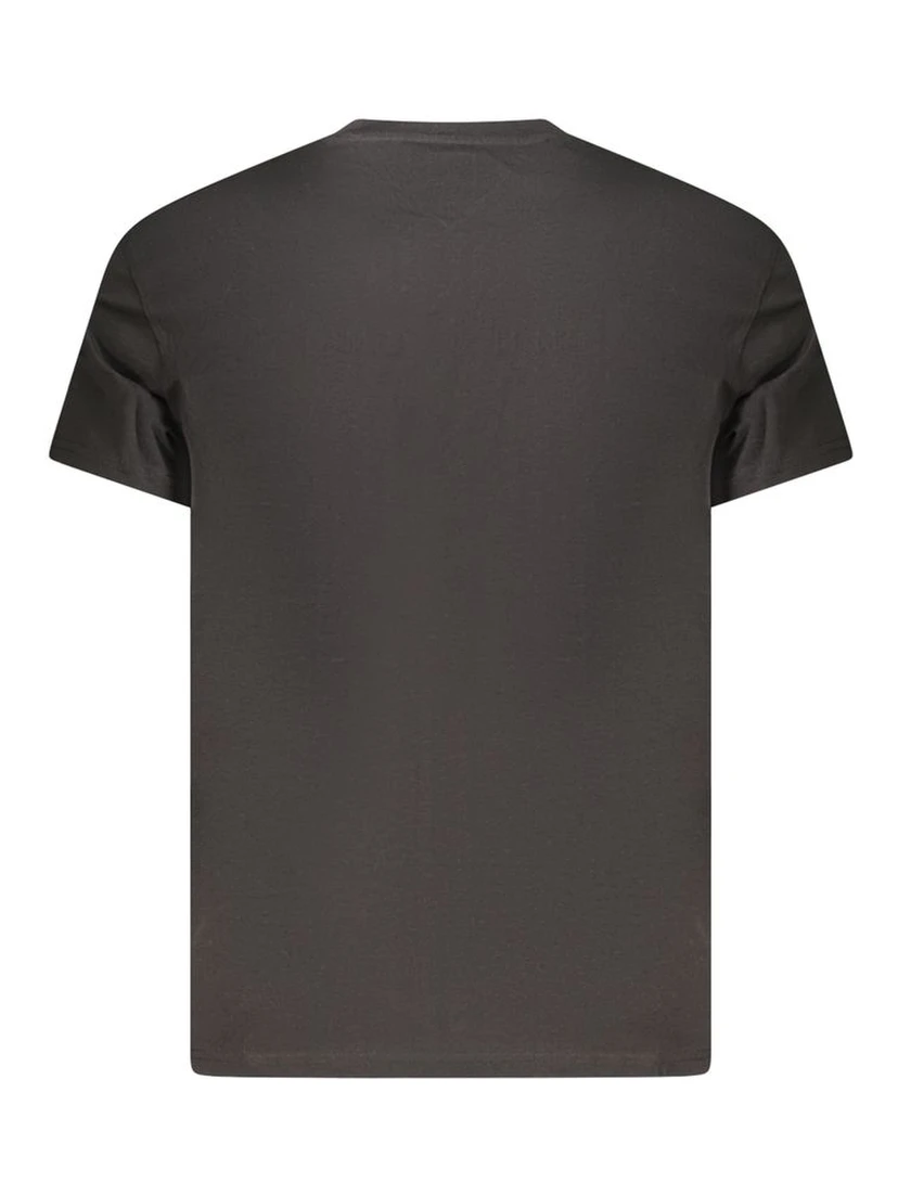 Black Cotton Mens T-Shirt