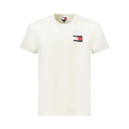 White Cotton Men's T-Shirt