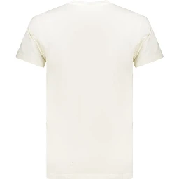White Cotton Men's T-Shirt